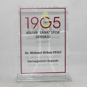 Kristal Plaket